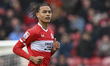Cruz Ibeh of Middlesbrough during the Sky Bet Championship match between Middlesbrough and...