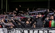 NEC fans celebrate a point against Feyenoord during the Dutch Vriendenloterij Eredivisie m...