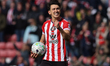 Luke O'Nien of Sunderland celebrates at full time during the Premier League match between...
