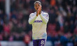Youri Tielemans of Aston Villa applauds the fans after the final whistle during the Premie...