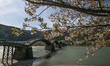 IWAKUNI, JAPAN - APRIL 12:
 A view of the historic five-arched Kintai Bridge (Kintaikyo)...