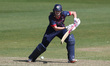Gaby Lewis of Lancashire bats during the Metro Bank One Day Cup match between Durham Crick...