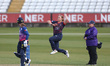 Tara Norris of Lancashire is seen in bowling action during the Metro Bank One Day Cup matc...