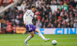 Pau Torres of Aston Villa passes the ball during the Premier League match between Nottingh...