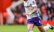 Ross Barkley of Aston Villa makes a run with the ball during the Premier League match betw...