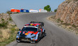 Thierry Neuville and Martijn Wydaeghe of Belgium drive a Hyundai i20 N Rally1 for the Hyun...