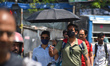 Residents experience an intense heat wave in Kolkata, India, on April 14, 2026. 