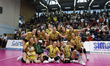 Valsabbina Millenium Brescia celebrates after victory during the 2025/2026 Play Off Serie...