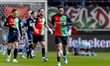 Danilo of NEC Nijmegen scores to make it 1-1 but does not celebrate during the Dutch Vrien...