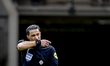Referee Serdar Gozubuyuk officiates during the Dutch Vriendenloterij Eredivisie match betw...
