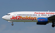 A Jet2 Boeing 737-8K2 lands at Barcelona-El Prat Airport in Barcelona, Spain, on March 9,...