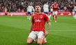 Neco Williams of Nottingham Forest celebrates after scoring a goal to make it 1-1 during t...