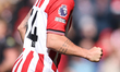 Granit Xhaka of Sunderland celebrates during the Premier League match between Sunderland a...