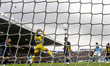 Zion Suzuki of Parma AC makes a save during the Serie A match between Parma Calcio and SSC...