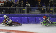 Ove Ledstrom (2) of Sweden in white leads Andrej Divis (8) of Czechia in red during the FI...