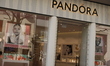 The Pandora logo is seen in Stuttgart, Germany, on April 11, 2026. 