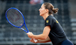Marta Kostyuk competes in the Billie Jean King Cup Qualifiers during the Poland vs Ukraine...