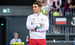 Dawid Celt, coach and captain of the Polish national team, is seen during the Billie Jean...