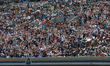 Pumas fans perform the wave during the match corresponding to Matchday 14 of the 2026 Liga...