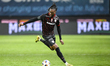 Mamoudou Karamoko is in action during the Superliga Play Off match between CFR Cluj and Di...