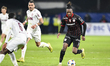 Mamoudou Karamoko is in action during the Superliga Play Off match between CFR Cluj and Di...
