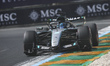George Russell of the Mercedes AMG F1 Team is seen ahead of the Australian Grand Prix for...
