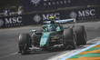 Fernando Alonso of the Aston Martin F1 Team prepares for the Australian Grand Prix for the...