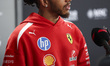 Lewis Hamilton of Scuderia Ferrari is seen ahead of the Japanese Grand Prix for the 2026 F...