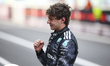 Andrea Kimi Antonelli of the Mercedes AMG F1 Team celebrates a pole position ahead of the...