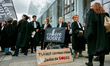 Lawyers participate in a demonstration against the ''SURE'' (Useful, Fast and Effective Se...