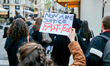 Lawyers participate in a demonstration against the ''SURE'' (Useful, Fast and Effective Se...