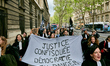 Lawyers participate in a demonstration against the ''SURE'' (Useful, Fast and Effective Se...