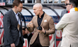 Michael Yormark is seen during the game between KS Cracovia and Arka Gdynia in Krakow, Pol...