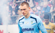 Goalkeeper Jedrzej Grobelny plays during the game between KS Cracovia and Arka Gdynia in K...