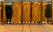 People cast their votes in the parliamentary elections in Hungary, in Budapest, Hungary. 