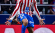 Giuliano Simeone of Atletico de Madrid celebrates his goal during the LaLiga EA Sports foo...