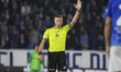 Davide Massa, referee, officiates the match between Como 1907 and FC Internazionale in Ser...