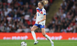Esme Morgan of England in action during the FIFA Women's World Cup Group 3 Qualifying matc...