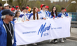 Participants take part in the March of the Living in Oswiecim, Poland, on April 14, 2026....