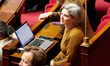Ecologist and Social MP Sandrine Rousseau attends a session of questions to the government...