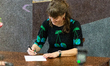 Frida Bruun of the Moderates attends the signing ceremony for new members of the Danish Pa...
