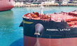 A 210,000-ton clear fuel vessel departs from China State Shipbuilding Qingdao Beihai Shipb...