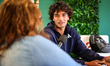 Henrique Rocha of Portugal during an interview before playing the Oeiras Open 2026 at Club...