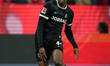 Johan Manzambi of SC Freiburg controls the ball during Matchday 29 of the 1. Bundesliga be...