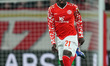Danny da Costa of FSV Mainz 05 controls the ball during Matchday 29 of the 1. Bundesliga b...