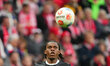 Cyriaque Irie of SC Freiburg looks on during Matchday 29 of the 1. Bundesliga between Main...