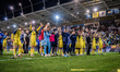 Players of FC Kosice celebrate advancing to the final during the Slovnaft Cup 2025/26 Semi...