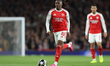 Eberechi Eze of Arsenal in action during the UEFA Champions League Quarter Final 2nd Leg m...