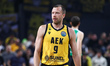 Lukas Lekavicius of AEK BC in action during the Basketball Champions League Quarter-Finals...