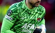 AZ Alkmaar goalkeeper Jeroen Zoet during the Conference League quarter-final match between...